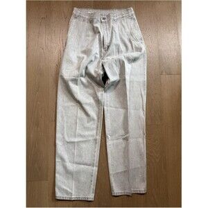 Dockers Women’s Gray Pleated Straight Leg Pants Approx Size 10 30x31